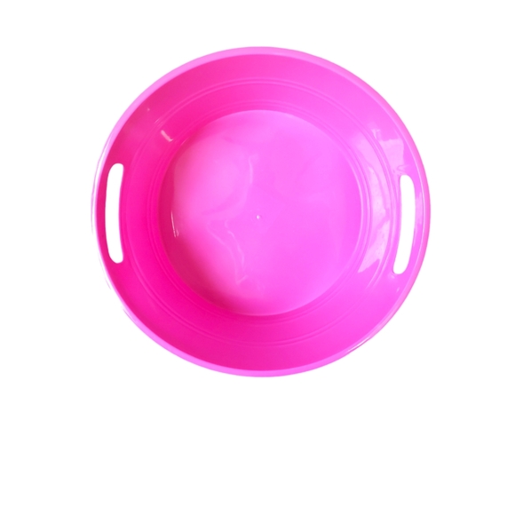 Greenbrier Plastic Bubble Gum Pink Storage Tub - Picture 2 of 14